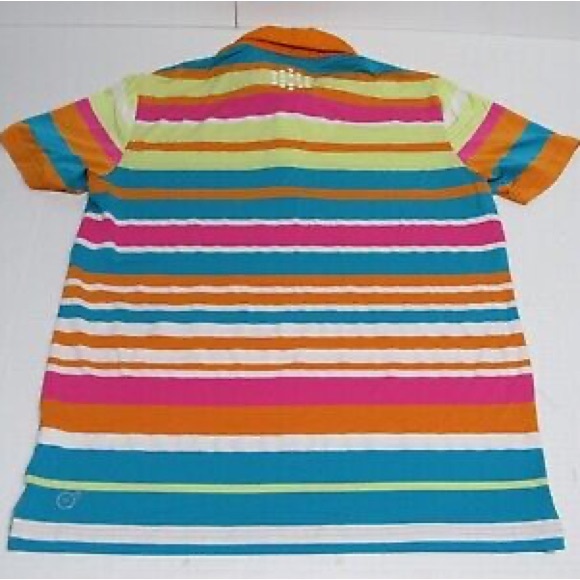 Puma Golf Polo Shirt Dry Cell Men's Size M Fitted Athletic multicolored … - Picture 7 of 7